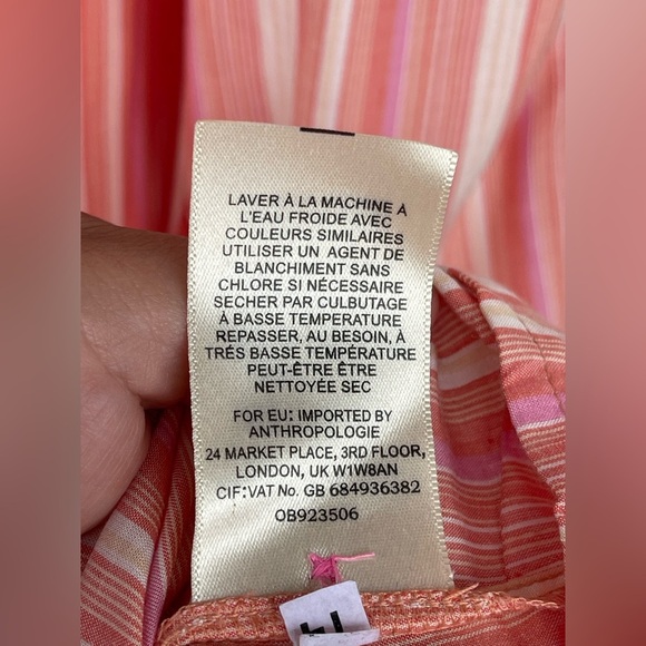 Anthropologie Visayas Boho Relaxed Striped
Wide Leg Jumpsuit medium - Picture 8 of 10